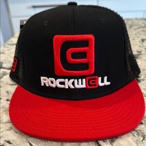 Rockwell Black & Red Trucker Hat